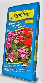 Florimó virágöld balkon-muskátli 50l