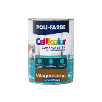 Cellkolor Sf. zománc 0,8l - világosbarna