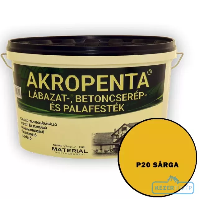 Akropenta 4,0L sárga P21