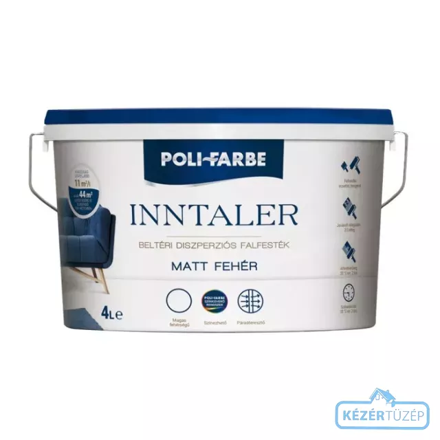 Poli-Farbe Inntaler beltéri falfesték 4L */*