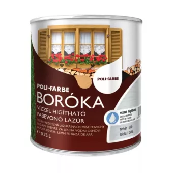 Poli-farbe boróka vizes 0,75l - FEHÉR