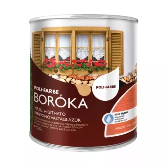 Poli-farbe boróka vizes 2,5l - MAHAGÓNI