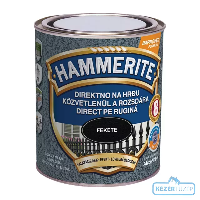 Hammerite kalapácslakk 0,75l - FEKETE